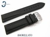 Pasek Morellato RACE czarny skórzany