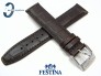 Pasek Festina F20201 brązowy skórzany 21 mm