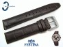Pasek Festina F20201 brązowy skórzany 21 mm