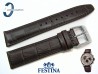 Pasek Festina F20201 brązowy skórzany 21 mm