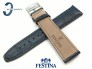 Pasek Festina F20201 skórzany granatowy 21 mm