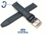 Pasek Festina F20201 skórzany granatowy 21 mm