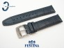 Pasek Festina F20201 skórzany granatowy 21 mm