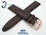 Pasek Festina F16863 skórzany brązowy 21 mm
