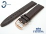 Pasek Festina F16863 skórzany brązowy 21 mm