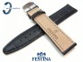 Pasek Festina F16781 skórzany granatowy 21 mm