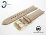 Pasek Michael Kors MK2529 skórzany beżowy