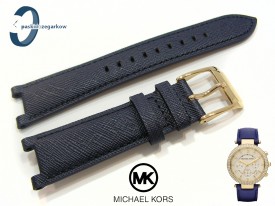 Pasek Michael Kors do modelu MK2280 granatowy skórzany