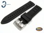 Pasek Fossil CH2924 silikonowy czarny 22 mm