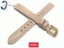 Pasek Timex TW2P82000 skórzany, beżowy 14 mm
