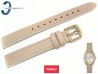 Pasek Timex TW2P82000 skórzany, beżowy 14 mm