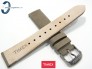 Pasek Timex TW2P96400 skórzany szary 18 mm