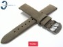 Pasek Timex TW2P96400 skórzany szary 18 mm