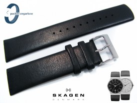 Pasek SKAGEN 233XXLSLB, 233XXLSLC, 233XXLSLN, 233XXLSLR skórzany czarny