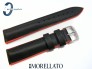 Pasek Morellato BOXING wodoodporny czarno-pomarańczowy 20 mm