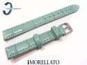 Pasek MORELLATO JUKE skórzany kolor woda morska 14 mm