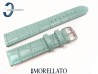 Pasek MORELLATO JUKE skórzany kolor woda morska 18 mm