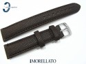 Pasek MORELLATO Natural Wood Marinetti ciemny brąz 18 mm