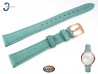 Pasek Fossil Jacqueline ES4149 skórzany turkusowy 14 mm