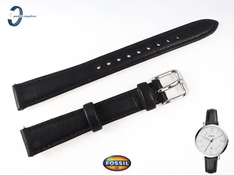 Pasek Fossil Jacqueline ES3972 skórzany czarny 14 mm