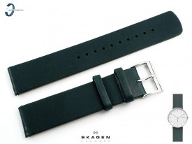 Pasek Skagen SKW6466 skórzany zielony 20 mm
