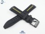 Pasek Festina F20366 czarny gumowy żółty akcent