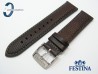 Pasek Festina F20265 skórzany 24 mm brązowy