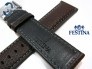 Pasek Festina F20265 skórzany 24 mm brązowy