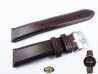 Pasek Fossil FTW4015 skórzano-gumowy 22 mm brązowy
