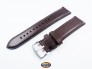 Pasek Fossil FTW4015 skórzano-gumowy 22 mm brązowy