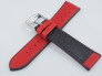 Pasek MORELLATO FLYBOARD skórzano-gumowy czerwony 22 mm