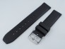 Pasek MORELLATO LUGANO gumowy czarny 22 mm