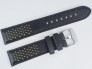 Pasek MORELLATO RALLY skórzany czarno-żółty 22 mm