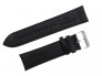 Pasek do zegarka Lorus skórzany 24 mm czarny żółta nić