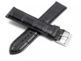 Pasek do zegarka Lorus 22 mm czarny skórzany