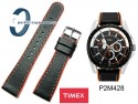 Pasek Timex T2M428 22mm skórzano-gumowy czarny