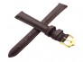 Pasek Atlantic 14 mm brązowy złota klamra