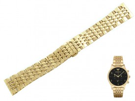 Bransoleta Armani AR1893 stalowa w kolorze złotym 22 mm