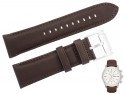 Pasek Fossil FS4865 skórzany brązowy 24 mm