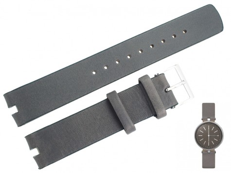 Pasek Skagen SKT1401 skórzany szary oryginał