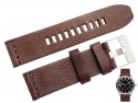 Pasek Diesel DZ1802 skórzany brązowy 24 mm