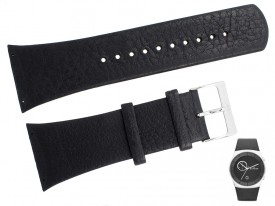 Pasek do zegarka Skagen SKW6070 czarny skórzany