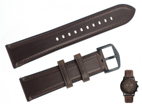 Pasek Fossil FTW7008 od producenta brąz 22 mm