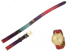 Pasek Michael Kors MK2390 kolorowy długi 12 mm