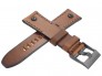 Pasek Diesel DZT2002 skórzany brązowy 24 mm