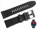 Pasek Diesel DZT2013 skórzany czarny 24 mm