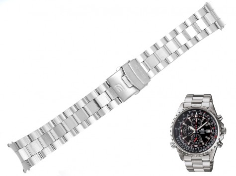 Bransoleta Casio EF-527, EF-527D stalowa srebrna