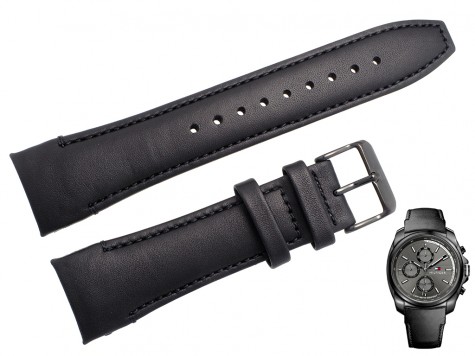 Pasek do zegarka Tommy Hilfiger TH 1791078 czarny