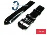 T2N790 - Pasek skórzany, czarny lakier 18mm