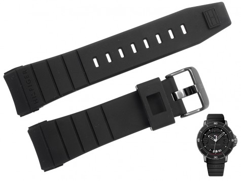 Pasek do zegarka Tommy Hilfiger TH 1791249 czarny